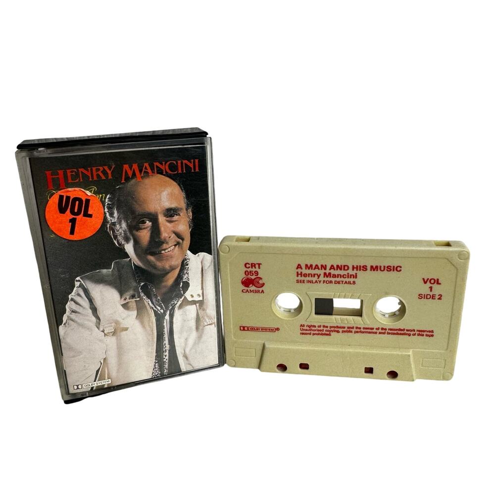 Henry Mancini A Man and His Music Vol. 1 Vintage Cassette Tape Jazz Composer